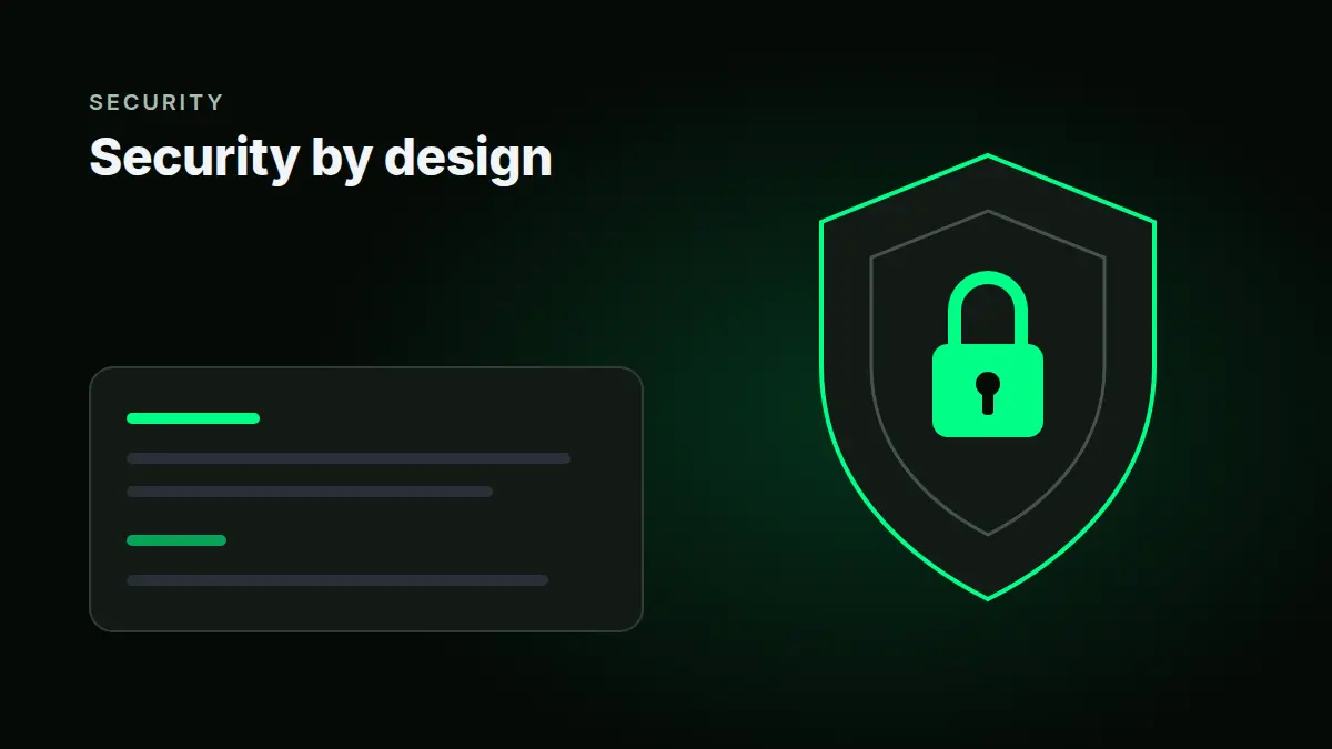 Security by design: how we protect the data in our apps